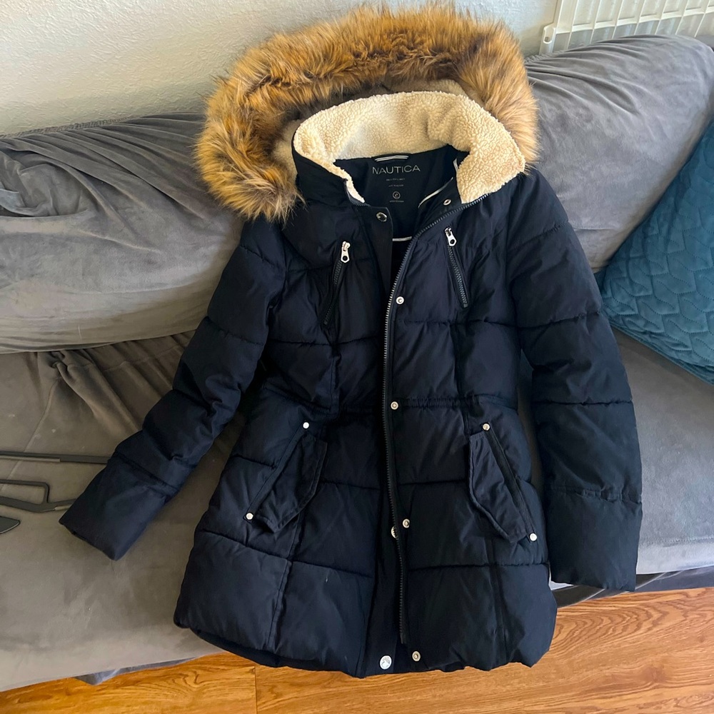 Nautica Black winter puffer Small
